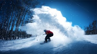 Cruise carve and butter RELATABLE snowboarding [upl. by Richey848]