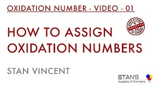 How to assign oxidation numbers  Redox Reactions [upl. by Tamarra]