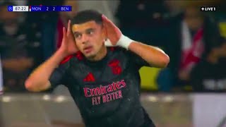 Zeki Amdouni GoalMonaco vs Benfica23 All Goals and Extended Highlights [upl. by Aulea243]