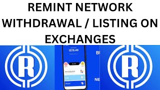 REMINT NETWORK WITHDRAWAL  LISTING ON EXCHANGES IN Q1 [upl. by Chauncey]