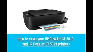 how to clean your HP DeskJet GT 5810 and HP DeskJet GT 5811 printers [upl. by Jarred]