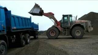 Kallmerode  Eichsfeld  Mit dem LKW unterwegs im Steinbruch [upl. by Ellehcar940]