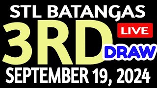 Stl Batangas results today September 19 2024 3rd draw stl pares [upl. by Moseley]