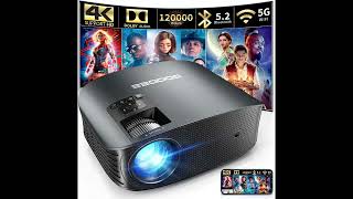 GooDee 4K Projector with WiFi amp Bluetooth – The Ultimate Home Theater Experience [upl. by Atirat]