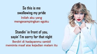 Taylor Swift  Back To December Taylors Version  Lirik Terjemahan Indonesia [upl. by Hamrnand]