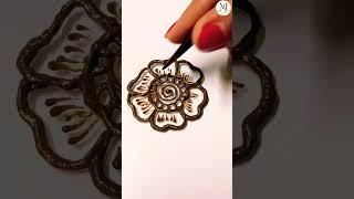 howtomakemehndidesign flowermehndi youtube mehndiviralshort [upl. by Oiziruam557]