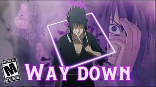 SasukeAMVEDITway down we go it’s a scrap [upl. by Yelrebmik]