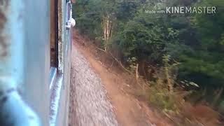 Beautiful Bogada Tunnel in Guntur Nandyal Section ।। Train Journey in Nallamala Forest [upl. by Atinele]