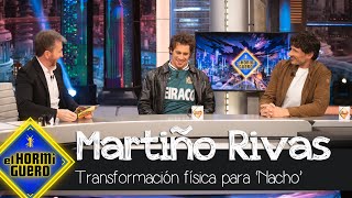 Así fue la transformación física de Martiño Rivas para convertirse en Nacho Vidal  El Hormiguero [upl. by Monteria]