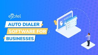 Automate Manual Dialing  Improve Agent Productivity With Auto Dialer  Exotel [upl. by Gladdie]