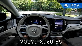 Volvo XC60 B5 AWD 250 KM Ultimate Dark 2023  POV Drive  Project Automotive [upl. by Malissa]