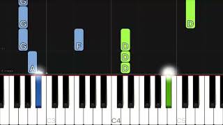 Skyfall  EASY PIANO TUTORIAL FOR BEGINNERS [upl. by Erin]