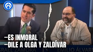 Zamora se va contra González Alcántara Icaza le pide respeto [upl. by Maillliw]