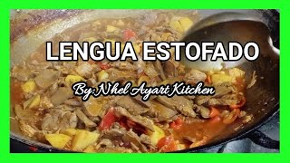 Legua EstofadoPinoy RecipeNhel Ayart Kitchen [upl. by Kan448]