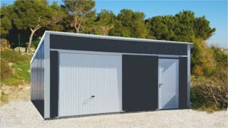 Garages voitures métal abris ateliers rangements bois en kit [upl. by Hinkle]