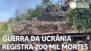 Guerra entre Ucrânia e Rússia registra quase 200 mil mortos [upl. by Kragh213]