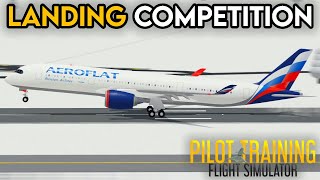 NEW B787 amp A350 Landing Competition 🌍 PTFS [upl. by Nats]