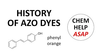 history of azo dye chemistry [upl. by Ylrebnik]