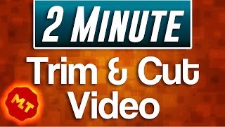 Shotcut  How to Cut and Trim Video Fast Tutorial [upl. by Suivatna426]