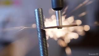 Cordless Dremel Cuts Through Steel Bolt [upl. by Llig]