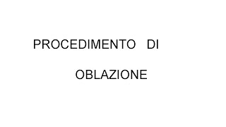 18 Procedimento di oblazione [upl. by Bela]