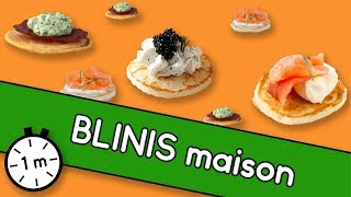 Blinis maison  Astuce YouCook [upl. by Drofnas]