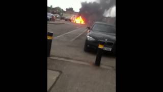 Fire Outside Portlethen Asda [upl. by Menzies]