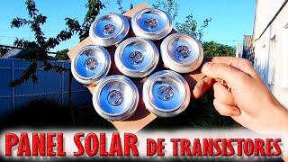 ❇️ Super idea 2020 ¡Panel solar hecho de transistores y latas de aluminio Energía libre ❇️ [upl. by Elleraj604]