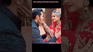 Best wedding outfit brides amp grooms ideas trending ytshorts viralvideo shorts [upl. by Mita]