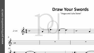 Draw Your Swords ♪ Angus and Julia Stone  Partitura [upl. by Tyler748]