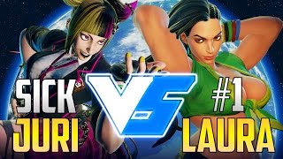 SFV S2 ▰ 1 Laura Vs 1 Juri【FT2 x2 Ranked Matches】Street Fighter V  5 スト [upl. by Edyaj]