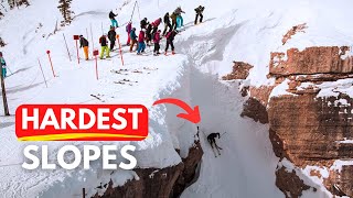 Top 7 Hardest Ski Runs in North America [upl. by Doane630]