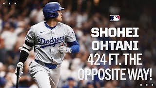 Shohei Ohtani is unreal 424 feet the opposite way 🤯 大谷翔平ハイライト [upl. by Ryan]