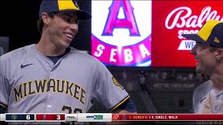 Christian Yelich and Sal Frelick Post Game Interview 6182024 [upl. by Dicks491]