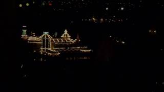 Short Clip of World of Color Mist Screen and Color Test Pattern at Night [upl. by Hamer]