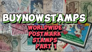 Worldwide postmarked stamps [upl. by Ziom409]