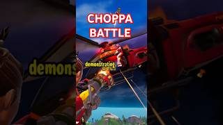 Ultimate CHOPPA Dogfight SHOWDOWN RG Minigun fortnite fortniteshorts fortniteclips fornitememe [upl. by Maryjo]