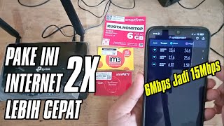 PEKE INI DIJAMIN 2X LEBIH CEPAT Modem Wifi 4G LTE Terbaik Tp Link TPMR6400 Semua SIM CARD Indonesia [upl. by Alwin]