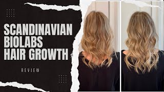 Scandinavian Biolabs Hair Growth Routine Review [upl. by Norrek93]