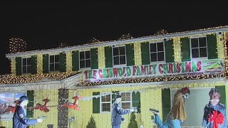 Annual Griswold Christmas house display in La Mirada faces fines from city officials [upl. by Jehiah252]