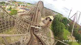 Viper BACKWARDS FrontSeat  Six Flags Great America  GoPro HD POV [upl. by Mackenzie]