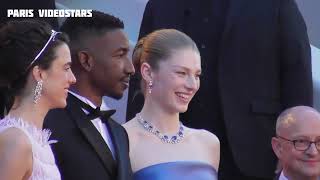 Hunter Schafer on the red carpet  Cannes Film Festival 17 may 2024 [upl. by Crispa]