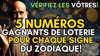 5 NUMÉROS GAGNANTS DE LOTERIE POUR CHAQUE SIGNE DU ZODIAQUE EN 2024 [upl. by Alimaj]