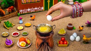 Miniature Egg Bonda  Egg Pakoda Recipe  Tiny Foodkey  Indian Anda Recipe  How To Make Egg Bajji [upl. by Eentroc]