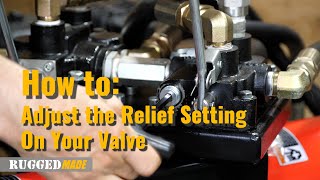 Tech Corner How to Adjust the Relief Setting on Your Log Splitter Valve [upl. by Kerat759]