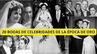 LAS BODAS de los famosos época de oro ¿Con quien se casaron las famosas celebridades [upl. by Irat]