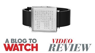 QlockTwo W39 Watch Review  aBlogtoWatch [upl. by Cran]