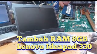 Tambah RAM 8GB Laptop Lenovo Ideapad 330 [upl. by Virgie]