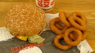 Burger King  Entry Level Whopper  Onion Rings  Coke Light [upl. by Nolat]