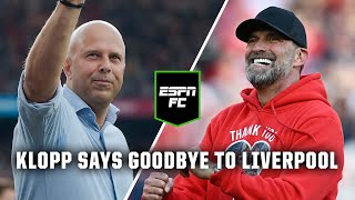 Jurgen Klopp’s Liverpool farewell What does the future hold for Klopp amp Liverpool  ESPN FC [upl. by Yrogreg]